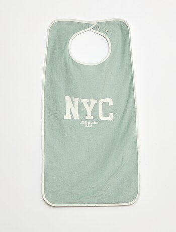 Set di 2 grandi bavaglini in spugna - collezione facile da indossare