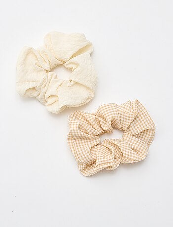 Set di 2 grandi scrunchie