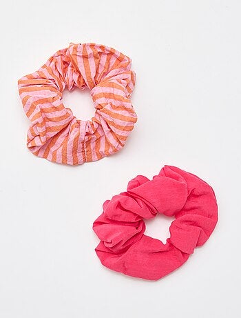 Set di 2 grandi scrunchie