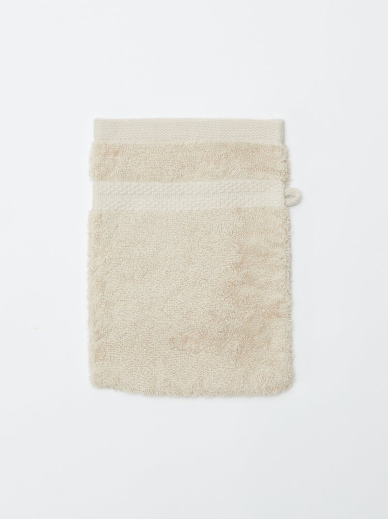 Set di 2 guanti da bagno - Kiabi Home BEIGE - Kiabi