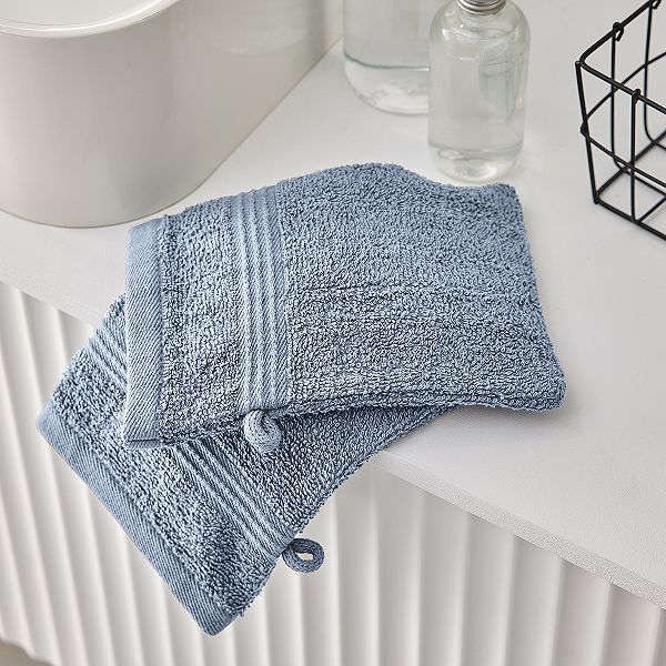 Set di 2 guanti da bagno Casa - denim - Kiabi - 2,00€