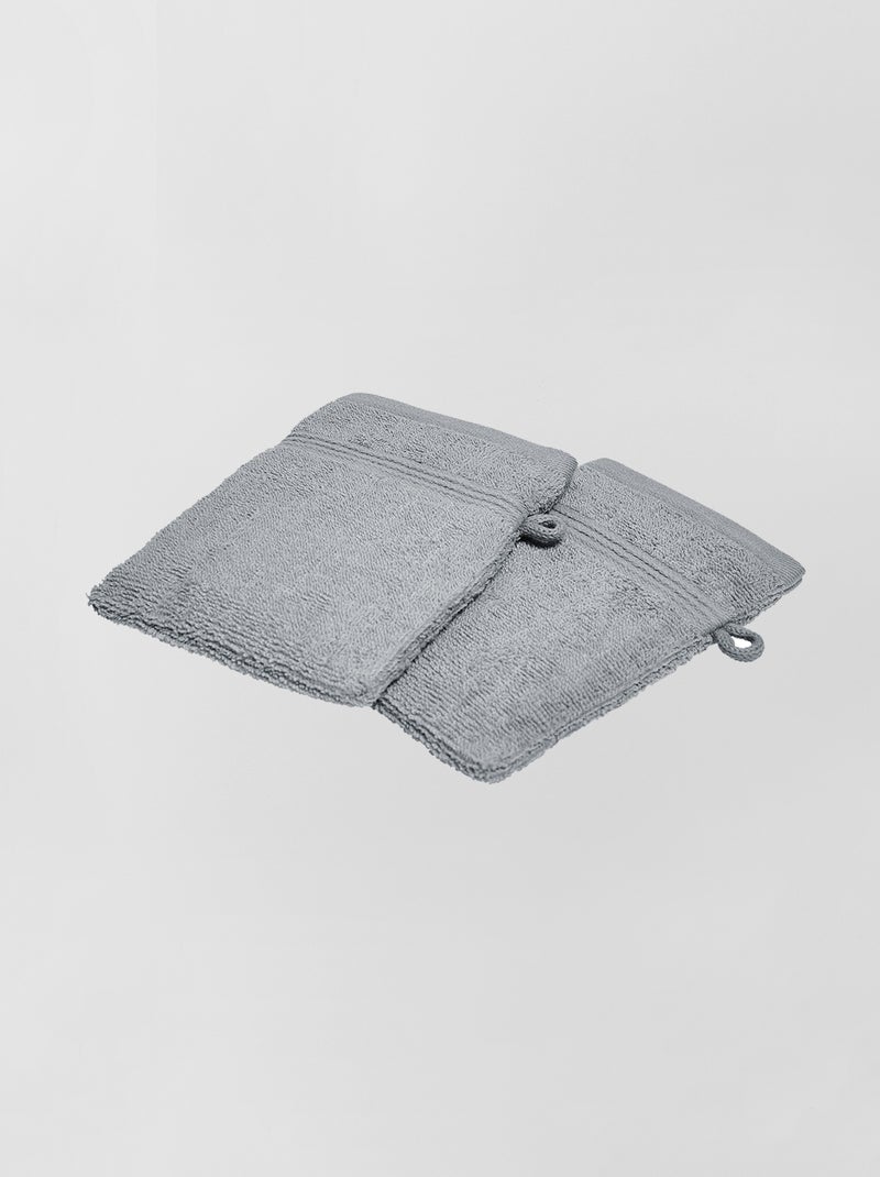 Set di 2 guanti da bagno GRIGIO - Kiabi