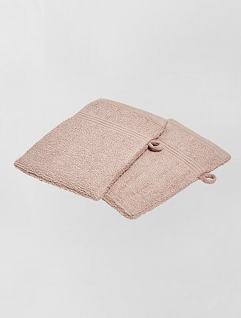 Set di 2 guanti da bagno