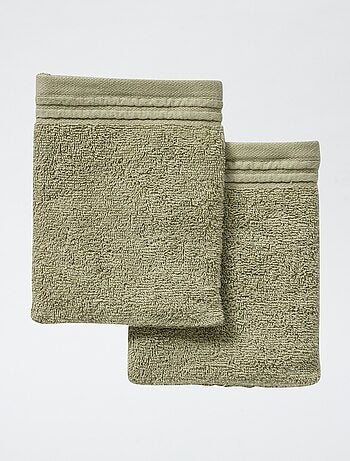 Set di 2 guanti da bagno