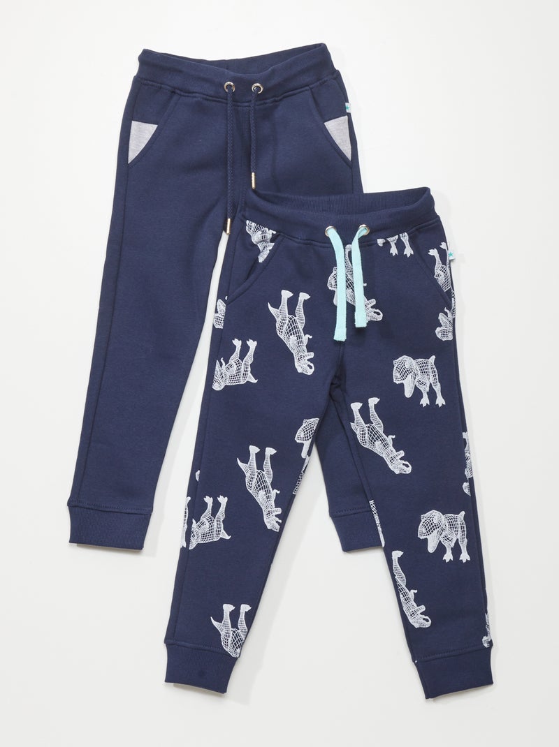 Set di 2 joggers caldi BLU - Kiabi
