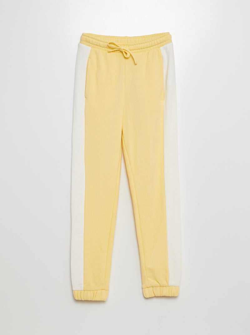 Set di 2 joggers GIALLO - Kiabi