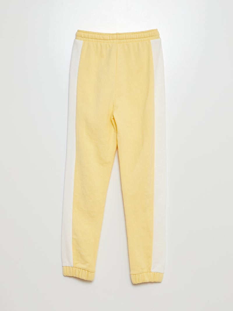Set di 2 joggers GIALLO - Kiabi
