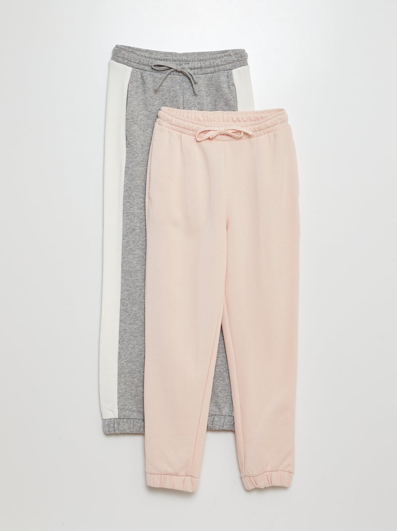 Set di 2 joggers GRIGIO - Kiabi