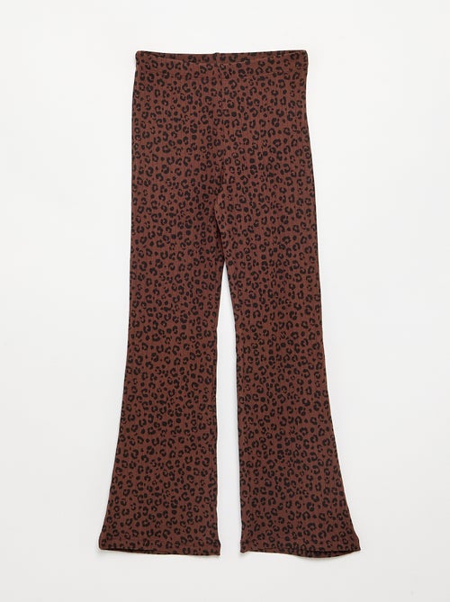 Set di 2 leggings - 1 tinta unita + 1 stampato - Kiabi Set di 2 leggings - 1 tinta unita + 1 stampato - Kiabi