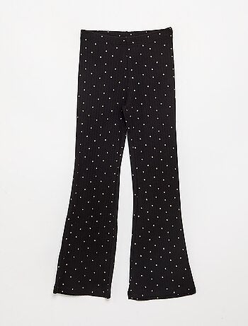 Set di 2 leggings - 1 tinta unita + 1 stampato