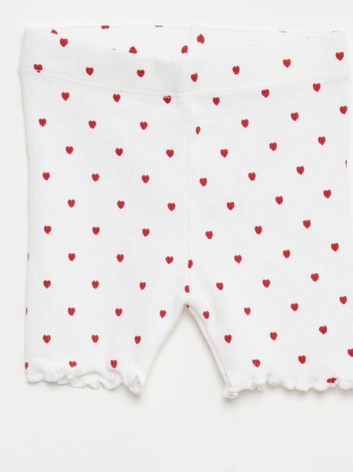 Set di 2 leggings a coste - Kiabi