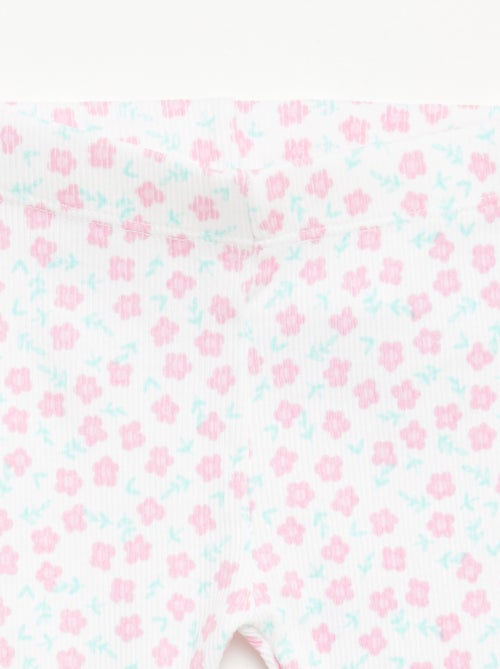 Set di 2 leggings a coste - Kiabi