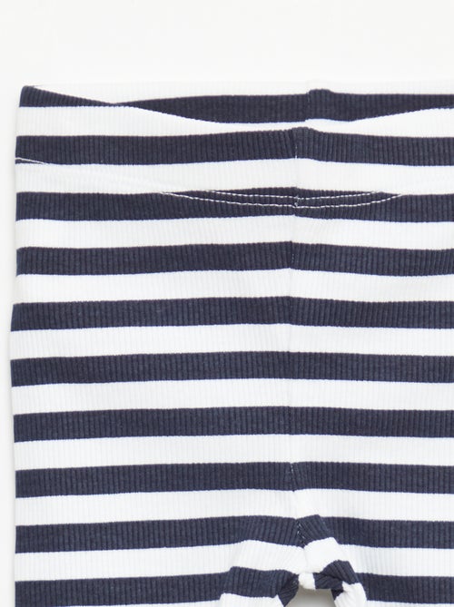 Set di 2 leggings a coste - Kiabi