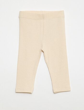 Set di 2 leggings a costine