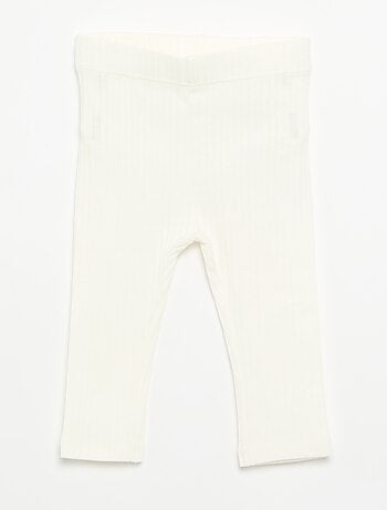 Set di 2 leggings a costine