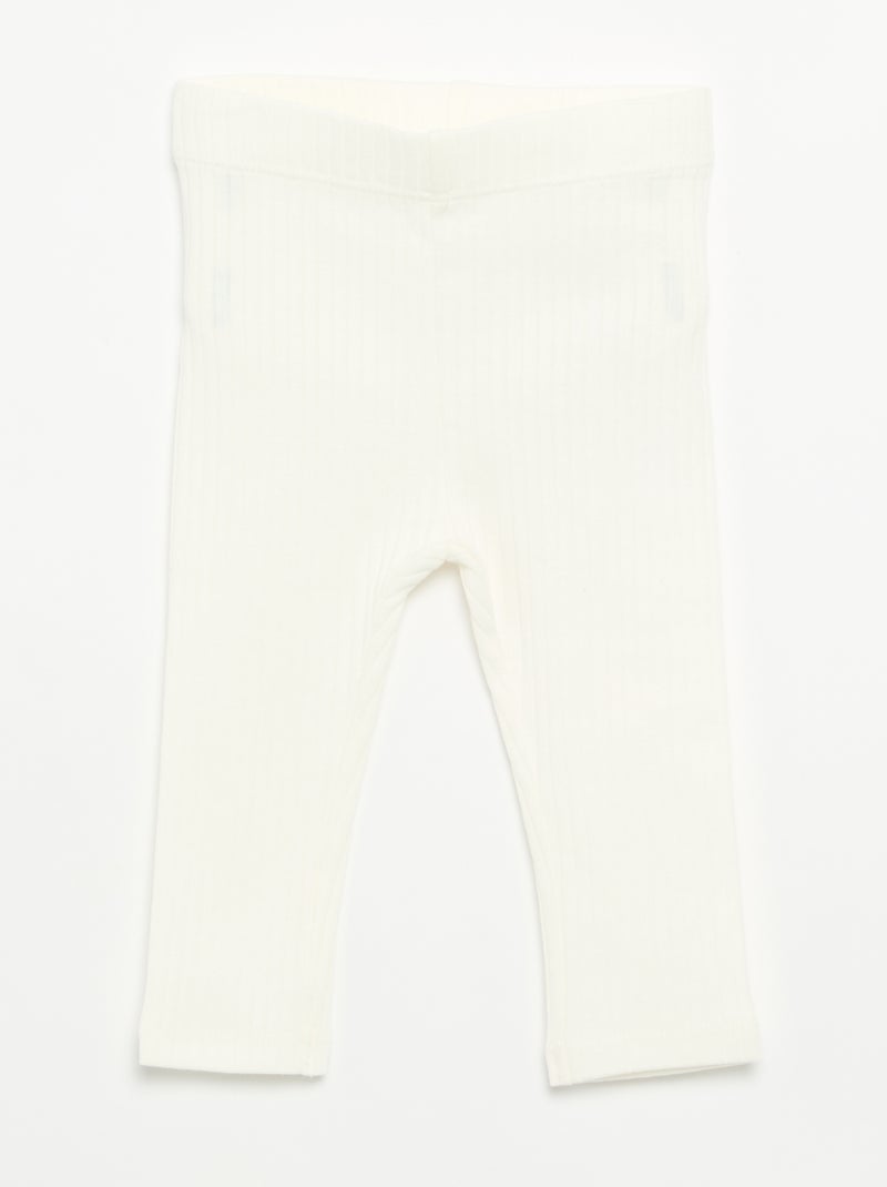 Set di 2 leggings a costine Viola - Kiabi