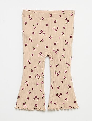 Set di 2 leggings a zampa