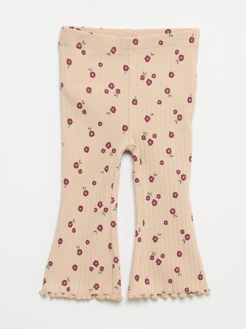 Set di 2 leggings a zampa - Kiabi
