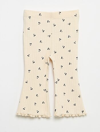 Set di 2 leggings a zampa