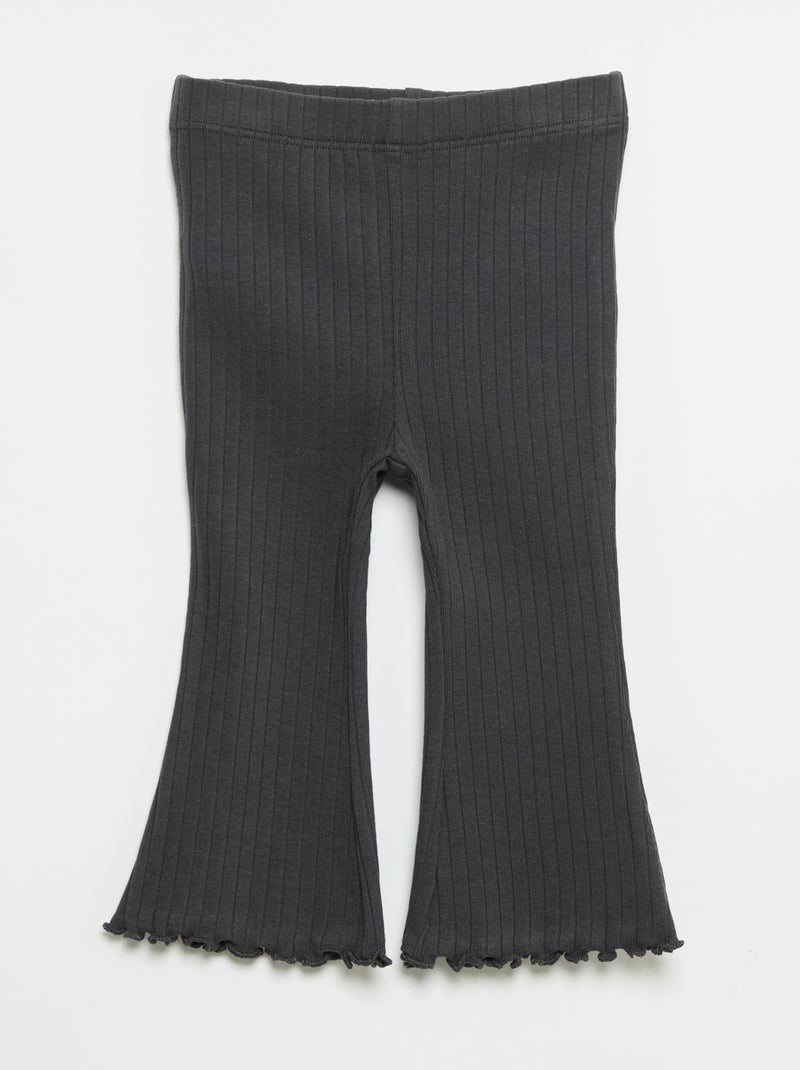 Set di 2 leggings a zampa Beige - Kiabi
