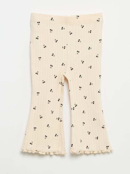 Set di 2 leggings a zampa - Kiabi
