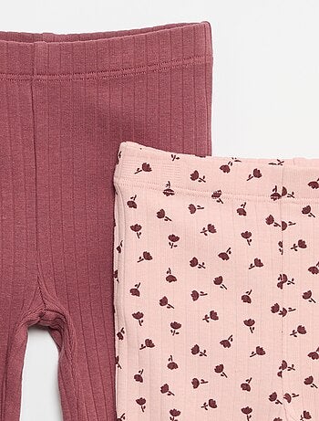 Set di 2 leggings a zampa