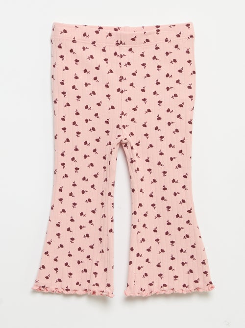 Set di 2 leggings a zampa - Kiabi