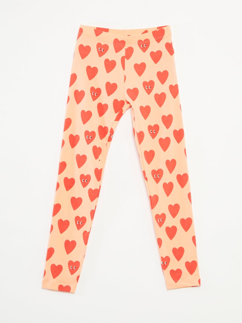 Set di 2 leggings Arancione - Kiabi