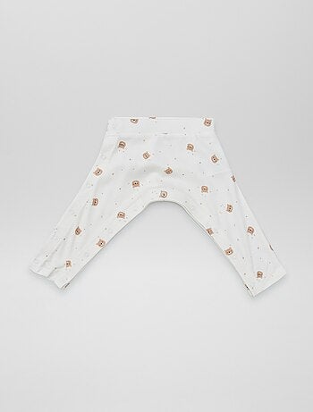 Set di 2 leggings con bottoncini a pressione - So Easy