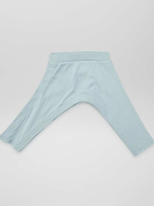 Set di 2 leggings con bottoncini a pressione - So Easy - Kiabi