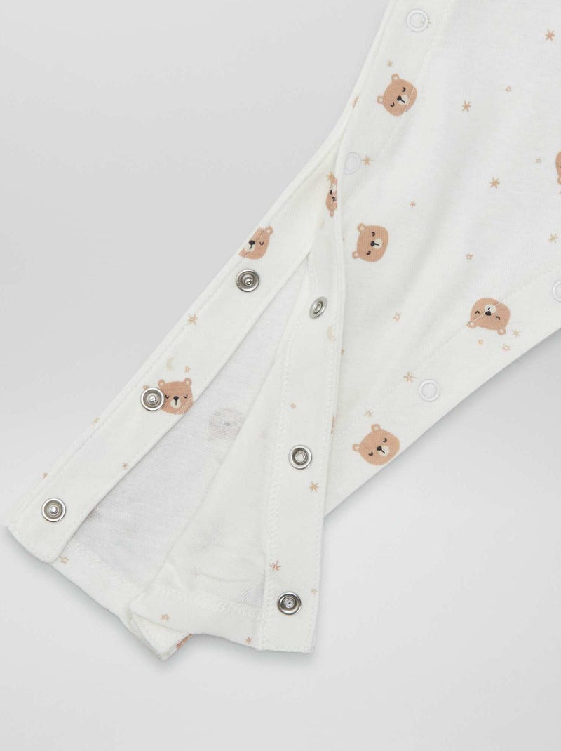 Set di 2 leggings con bottoni a pressione - collezione facile da indossare BLU - Kiabi