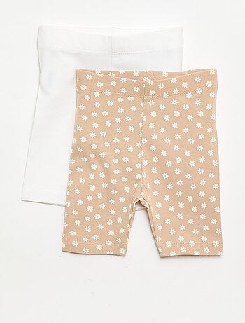 Set di 2 leggings corti