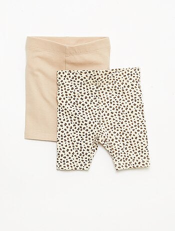 Set di 2 leggings corti