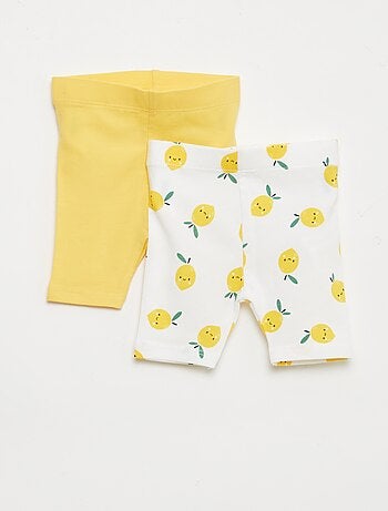 Set di 2 leggings corti