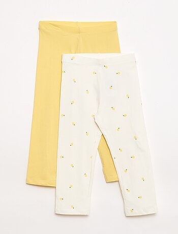 Set di 2 leggings corti