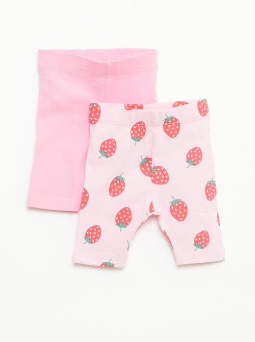 Set di 2 leggings corti - Kiabi