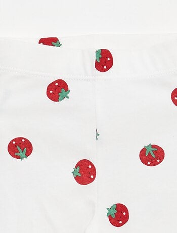 Set di 2 leggings corti