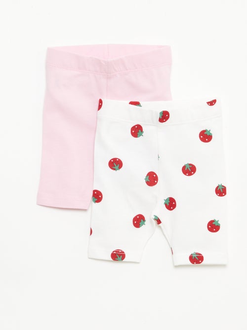 Set di 2 leggings corti - Kiabi