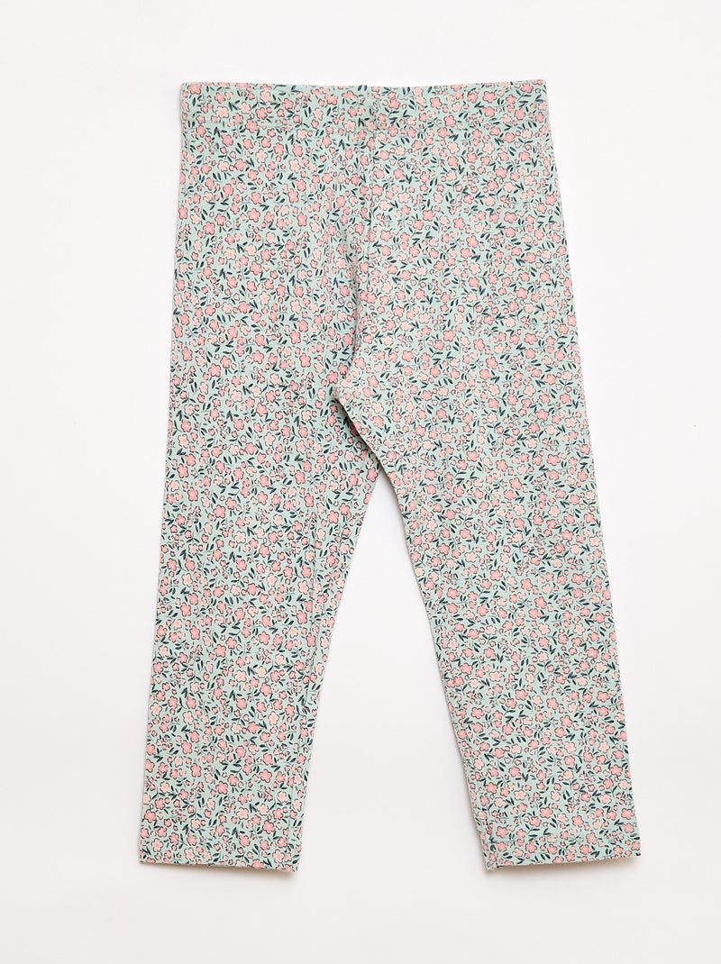 Set di 2 leggings corti Rosa - Kiabi