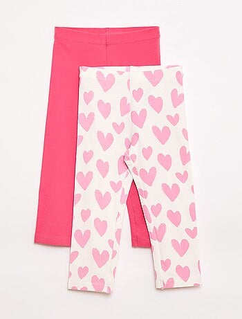 Set di 2 leggings corti