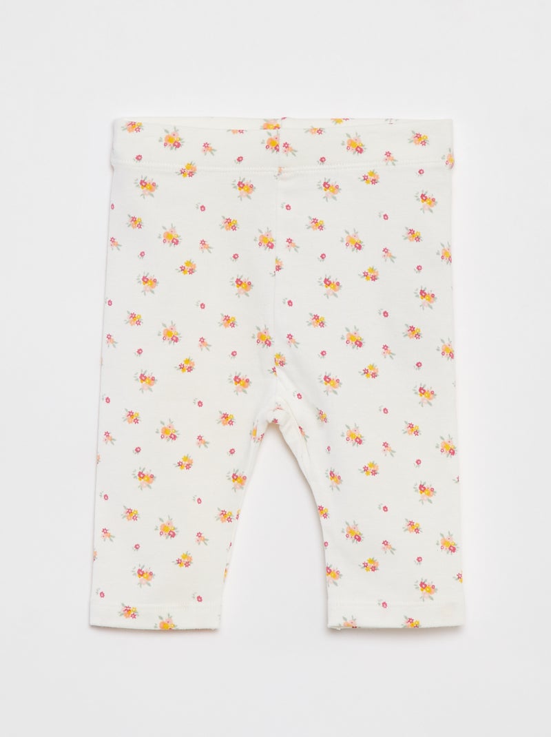 Set di 2 leggings corti VERDE - Kiabi