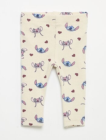 Set di 2 leggings "Disney" in maglia a costine