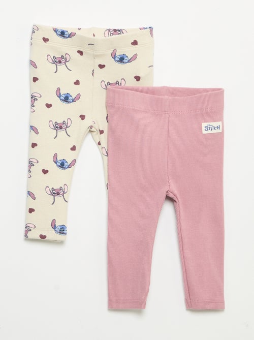 Set di 2 leggings 'Disney' a costine - Kiabi