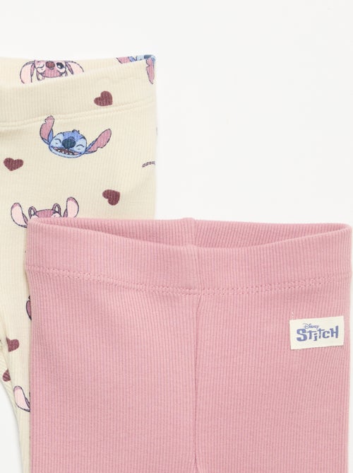 Set di 2 leggings 'Disney' a costine - Kiabi