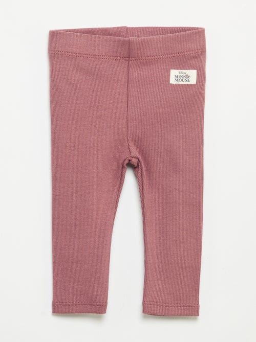 Set di 2 leggings "Disney" in maglia a costine - Kiabi