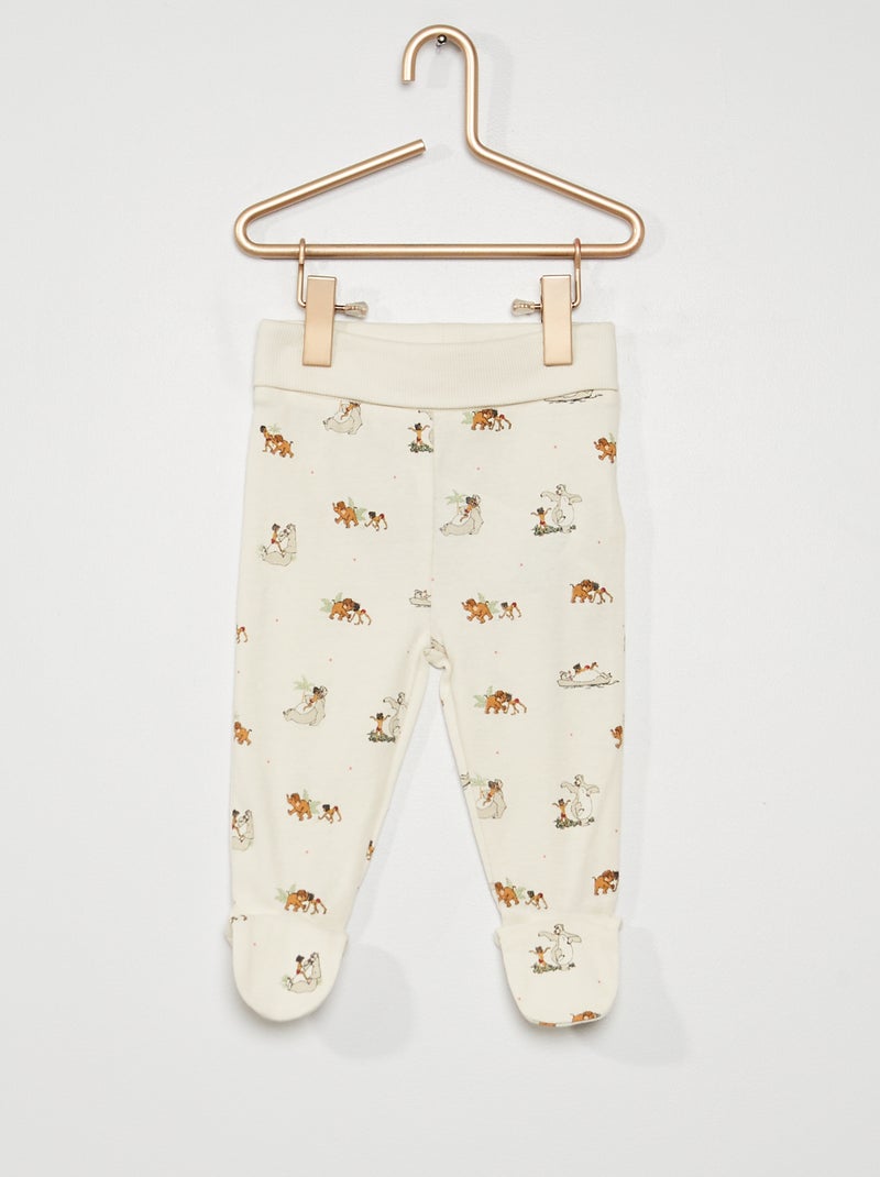 Set di 2 leggings 'Disney' nude - Kiabi