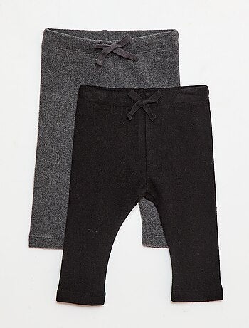 Set di 2 leggings in ciniglia