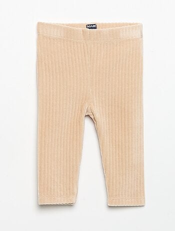 Set di 2 leggings in velluto a costine