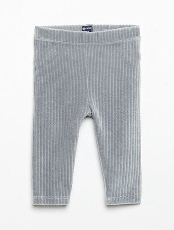 Set di 2 leggings in velluto a costine