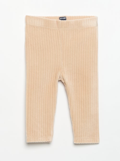 Set di 2 leggings in velluto a costine - Kiabi